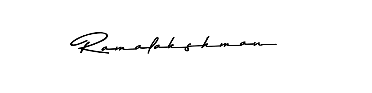 Use a signature maker to create a handwritten signature online. With this signature software, you can design (Asem Kandis PERSONAL USE) your own signature for name Ramalakshman. Ramalakshman signature style 9 images and pictures png