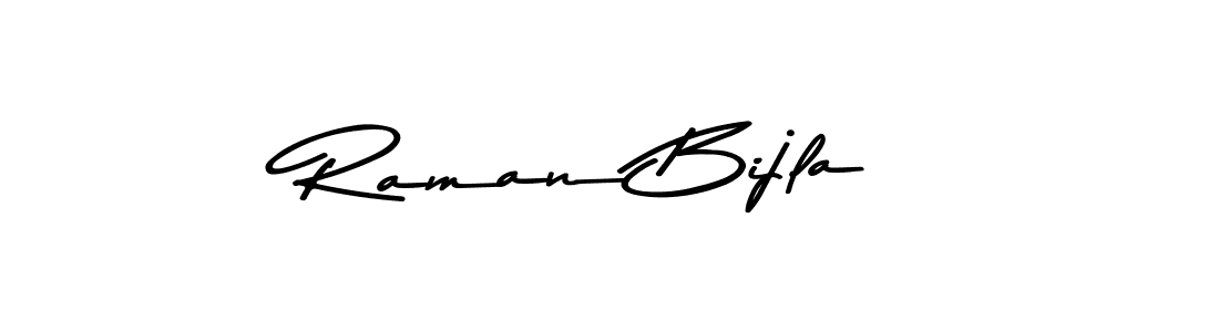 How to make Raman Bijla signature? Asem Kandis PERSONAL USE is a professional autograph style. Create handwritten signature for Raman Bijla name. Raman Bijla signature style 9 images and pictures png