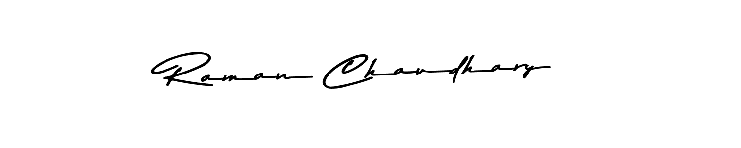 How to make Raman Chaudhary signature? Asem Kandis PERSONAL USE is a professional autograph style. Create handwritten signature for Raman Chaudhary name. Raman Chaudhary signature style 9 images and pictures png