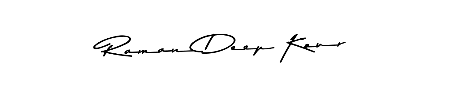 Also You can easily find your signature by using the search form. We will create Raman Deep Kour name handwritten signature images for you free of cost using Asem Kandis PERSONAL USE sign style. Raman Deep Kour signature style 9 images and pictures png