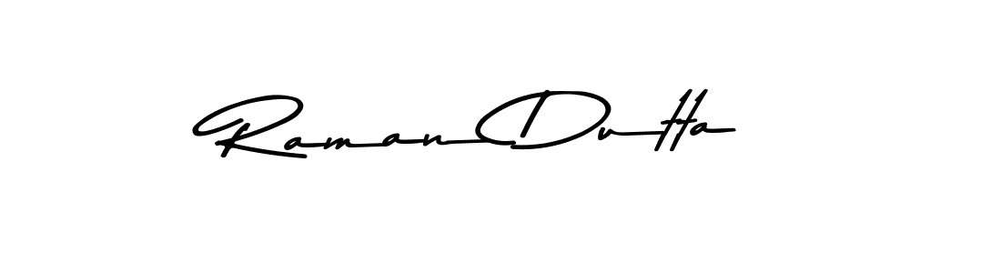 Make a beautiful signature design for name Raman Dutta. Use this online signature maker to create a handwritten signature for free. Raman Dutta signature style 9 images and pictures png