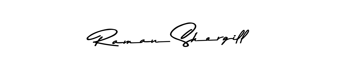 Use a signature maker to create a handwritten signature online. With this signature software, you can design (Asem Kandis PERSONAL USE) your own signature for name Raman Shergill. Raman Shergill signature style 9 images and pictures png