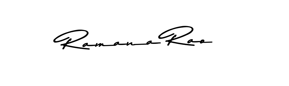 This is the best signature style for the Ramana Rao name. Also you like these signature font (Asem Kandis PERSONAL USE). Mix name signature. Ramana Rao signature style 9 images and pictures png