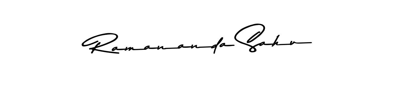 Ramananda Sahu stylish signature style. Best Handwritten Sign (Asem Kandis PERSONAL USE) for my name. Handwritten Signature Collection Ideas for my name Ramananda Sahu. Ramananda Sahu signature style 9 images and pictures png