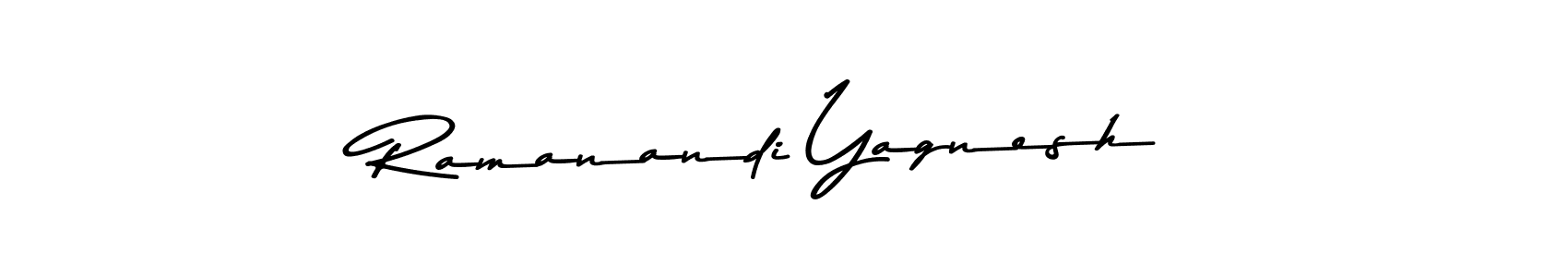 Make a beautiful signature design for name Ramanandi Yagnesh. Use this online signature maker to create a handwritten signature for free. Ramanandi Yagnesh signature style 9 images and pictures png