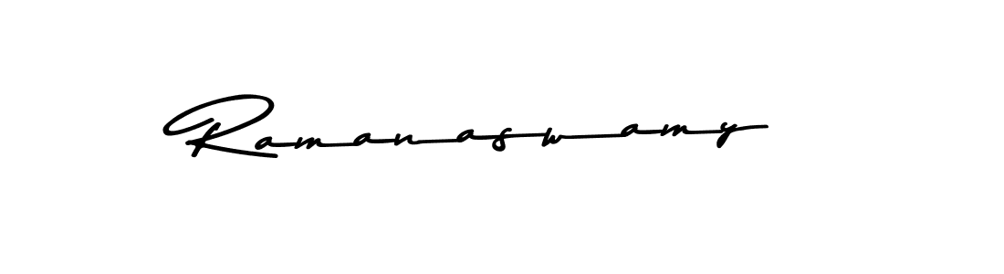 Create a beautiful signature design for name Ramanaswamy. With this signature (Asem Kandis PERSONAL USE) fonts, you can make a handwritten signature for free. Ramanaswamy signature style 9 images and pictures png
