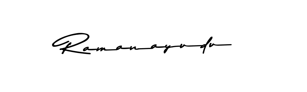 Also we have Ramanayudu name is the best signature style. Create professional handwritten signature collection using Asem Kandis PERSONAL USE autograph style. Ramanayudu signature style 9 images and pictures png
