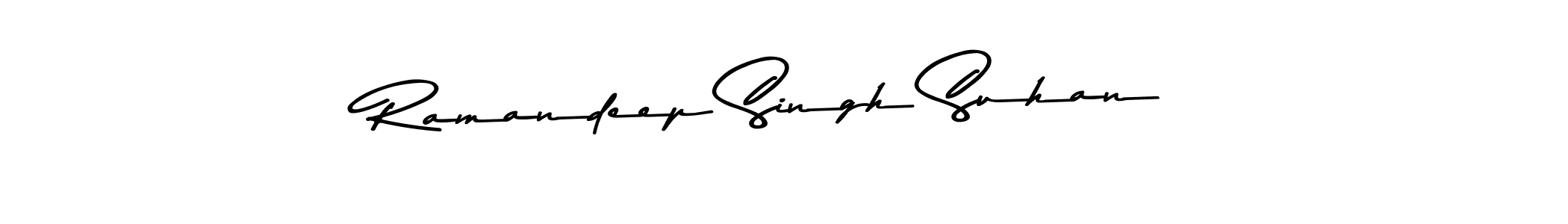 Make a beautiful signature design for name Ramandeep Singh Suhan. With this signature (Asem Kandis PERSONAL USE) style, you can create a handwritten signature for free. Ramandeep Singh Suhan signature style 9 images and pictures png