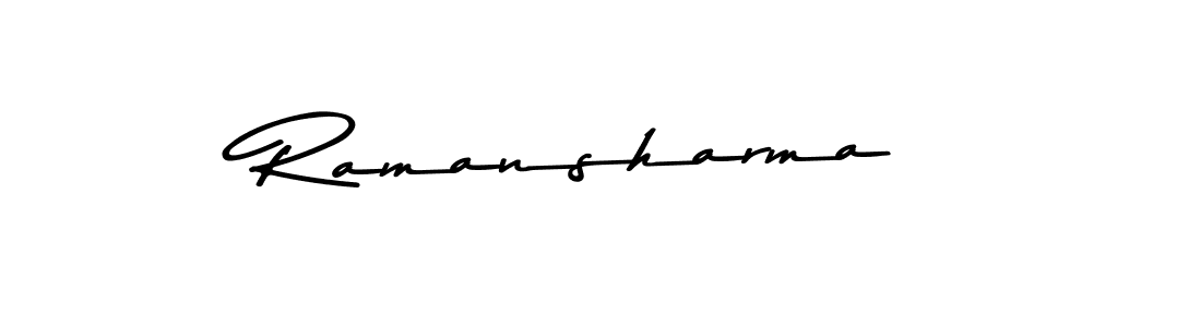 You should practise on your own different ways (Asem Kandis PERSONAL USE) to write your name (Ramansharma) in signature. don't let someone else do it for you. Ramansharma signature style 9 images and pictures png