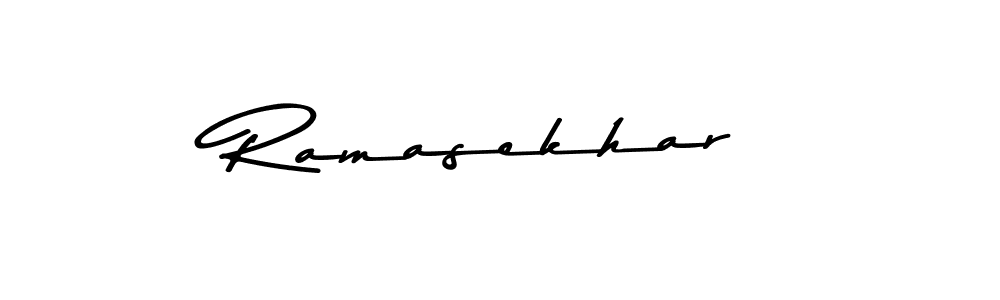 How to make Ramasekhar name signature. Use Asem Kandis PERSONAL USE style for creating short signs online. This is the latest handwritten sign. Ramasekhar signature style 9 images and pictures png