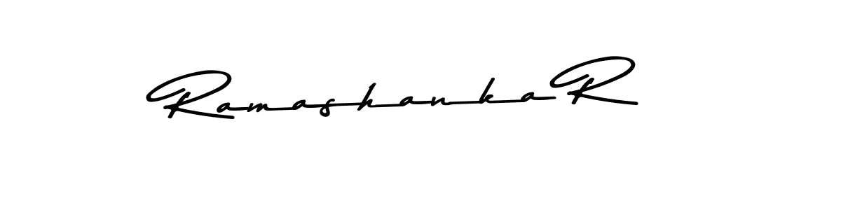 Create a beautiful signature design for name Ramashanka R. With this signature (Asem Kandis PERSONAL USE) fonts, you can make a handwritten signature for free. Ramashanka R signature style 9 images and pictures png