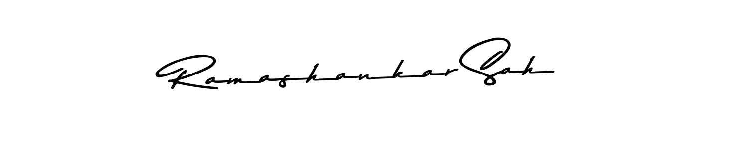 Make a beautiful signature design for name Ramashankar Sah. Use this online signature maker to create a handwritten signature for free. Ramashankar Sah signature style 9 images and pictures png