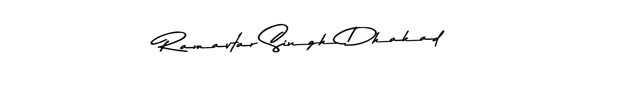 Asem Kandis PERSONAL USE is a professional signature style that is perfect for those who want to add a touch of class to their signature. It is also a great choice for those who want to make their signature more unique. Get Ramavtar Singh Dhakad name to fancy signature for free. Ramavtar Singh Dhakad signature style 9 images and pictures png