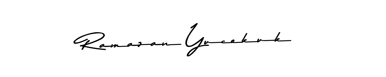 Here are the top 10 professional signature styles for the name Ramazan Yucekuk. These are the best autograph styles you can use for your name. Ramazan Yucekuk signature style 9 images and pictures png