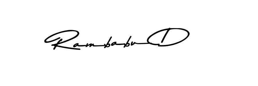 Best and Professional Signature Style for Rambabu D. Asem Kandis PERSONAL USE Best Signature Style Collection. Rambabu D signature style 9 images and pictures png