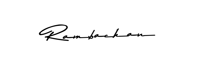 Also we have Rambachan name is the best signature style. Create professional handwritten signature collection using Asem Kandis PERSONAL USE autograph style. Rambachan signature style 9 images and pictures png