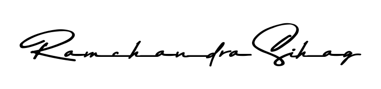 The Asem Kandis PERSONAL USE font gives name Ramchandra Sihag a signature that looks effortless yet distinguished. Download high-res PNG instantly. Ramchandra Sihag signature style 9 images and pictures png