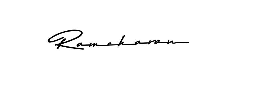 Design your own signature with our free online signature maker. With this signature software, you can create a handwritten (Asem Kandis PERSONAL USE) signature for name Ramcharan. Ramcharan signature style 9 images and pictures png