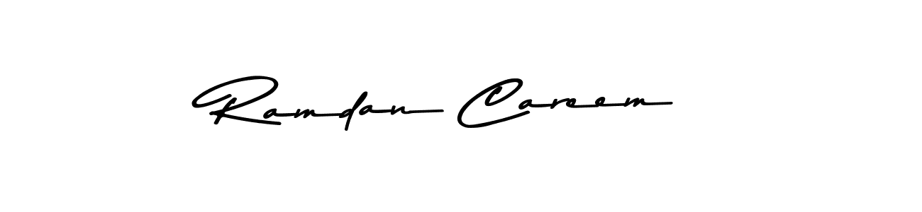 Make a beautiful signature design for name Ramdan Careem. With this signature (Asem Kandis PERSONAL USE) style, you can create a handwritten signature for free. Ramdan Careem signature style 9 images and pictures png