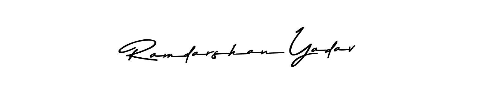 Also You can easily find your signature by using the search form. We will create Ramdarshan Yadav name handwritten signature images for you free of cost using Asem Kandis PERSONAL USE sign style. Ramdarshan Yadav signature style 9 images and pictures png