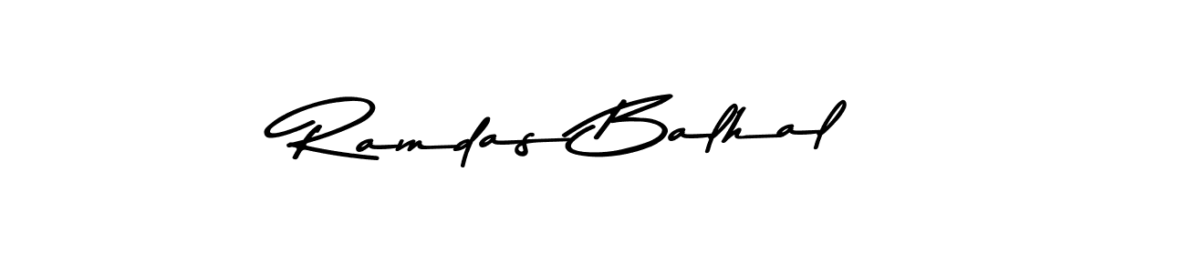 Make a beautiful signature design for name Ramdas Balhal. With this signature (Asem Kandis PERSONAL USE) style, you can create a handwritten signature for free. Ramdas Balhal signature style 9 images and pictures png