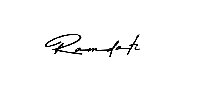 Also we have Ramdati name is the best signature style. Create professional handwritten signature collection using Asem Kandis PERSONAL USE autograph style. Ramdati signature style 9 images and pictures png