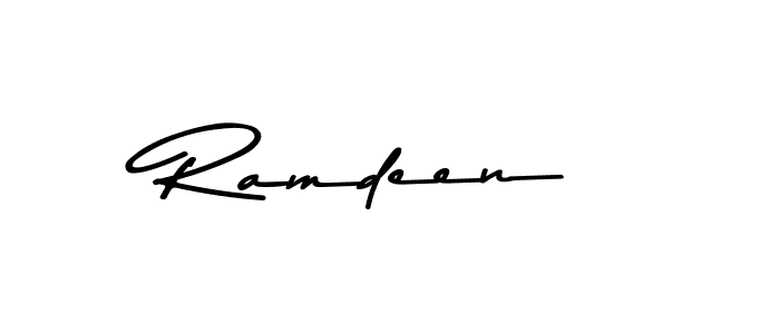 The best way (Asem Kandis PERSONAL USE) to make a short signature is to pick only two or three words in your name. The name Ramdeen include a total of six letters. For converting this name. Ramdeen signature style 9 images and pictures png