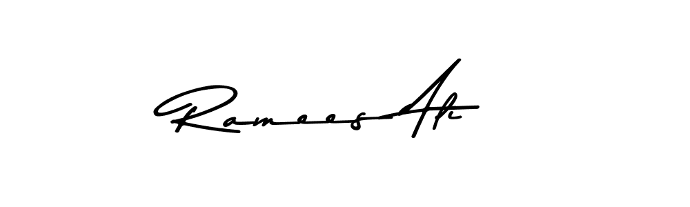 Make a beautiful signature design for name Ramees Ali. With this signature (Asem Kandis PERSONAL USE) style, you can create a handwritten signature for free. Ramees Ali signature style 9 images and pictures png