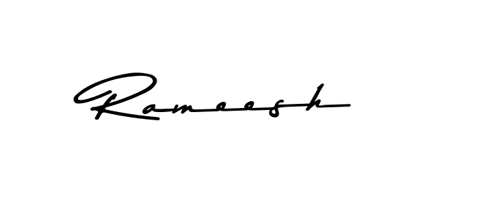Make a beautiful signature design for name Rameesh. With this signature (Asem Kandis PERSONAL USE) style, you can create a handwritten signature for free. Rameesh signature style 9 images and pictures png