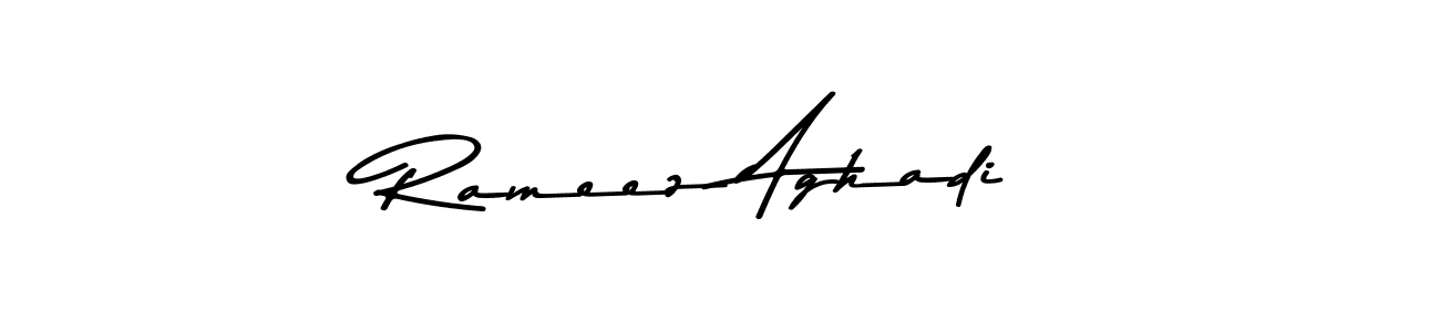 Rameez Aghadi stylish signature style. Best Handwritten Sign (Asem Kandis PERSONAL USE) for my name. Handwritten Signature Collection Ideas for my name Rameez Aghadi. Rameez Aghadi signature style 9 images and pictures png