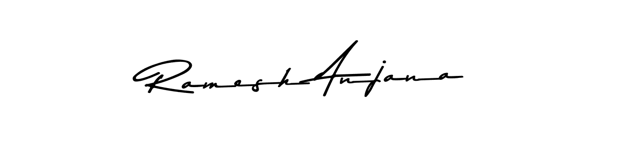 Similarly Asem Kandis PERSONAL USE is the best handwritten signature design. Signature creator online .You can use it as an online autograph creator for name Ramesh Anjana. Ramesh Anjana signature style 9 images and pictures png