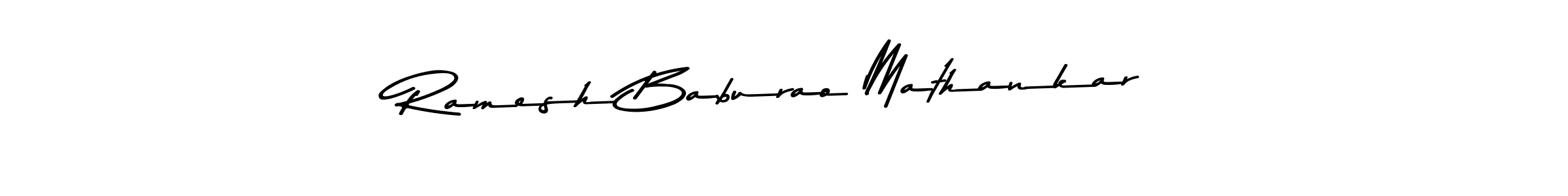 How to make Ramesh Baburao Mathankar signature? Asem Kandis PERSONAL USE is a professional autograph style. Create handwritten signature for Ramesh Baburao Mathankar name. Ramesh Baburao Mathankar signature style 9 images and pictures png