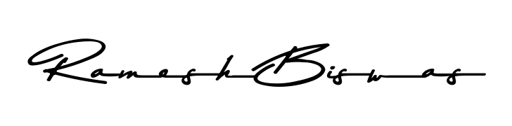 Create a beautiful signature design for name Ramesh Biswas. With this signature (Asem Kandis PERSONAL USE) fonts, you can make a handwritten signature for free. Ramesh Biswas signature style 9 images and pictures png