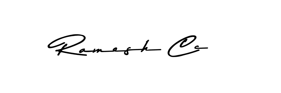 How to make Ramesh Cc signature? Asem Kandis PERSONAL USE is a professional autograph style. Create handwritten signature for Ramesh Cc name. Ramesh Cc signature style 9 images and pictures png