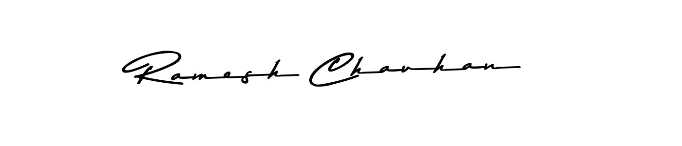 You can use this online signature creator to create a handwritten signature for the name Ramesh Chauhan. This is the best online autograph maker. Ramesh Chauhan signature style 9 images and pictures png