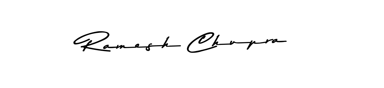 Use a signature maker to create a handwritten signature online. With this signature software, you can design (Asem Kandis PERSONAL USE) your own signature for name Ramesh Chupra. Ramesh Chupra signature style 9 images and pictures png