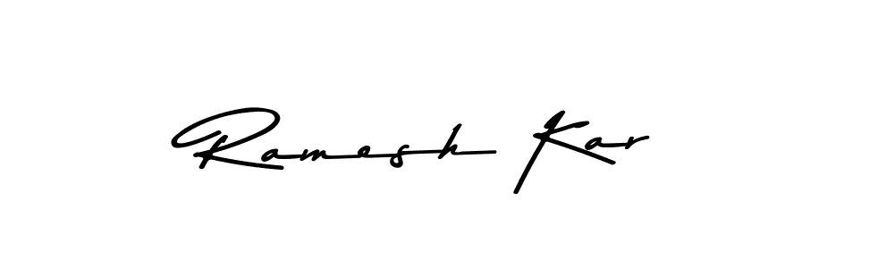 How to make Ramesh Kar signature? Asem Kandis PERSONAL USE is a professional autograph style. Create handwritten signature for Ramesh Kar name. Ramesh Kar signature style 9 images and pictures png