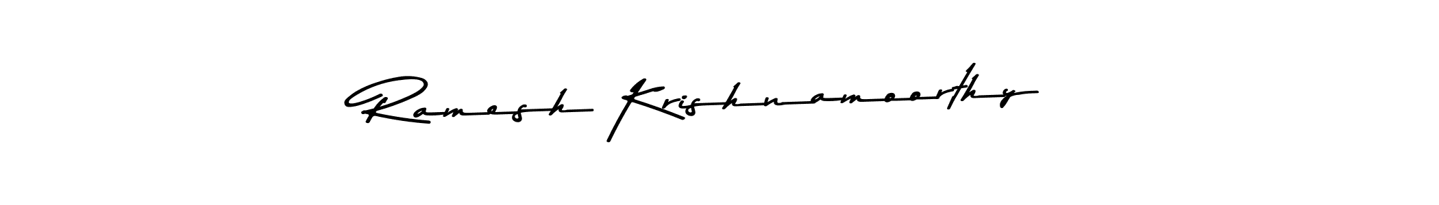 Make a short Ramesh Krishnamoorthy signature style. Manage your documents anywhere anytime using Asem Kandis PERSONAL USE. Create and add eSignatures, submit forms, share and send files easily. Ramesh Krishnamoorthy signature style 9 images and pictures png