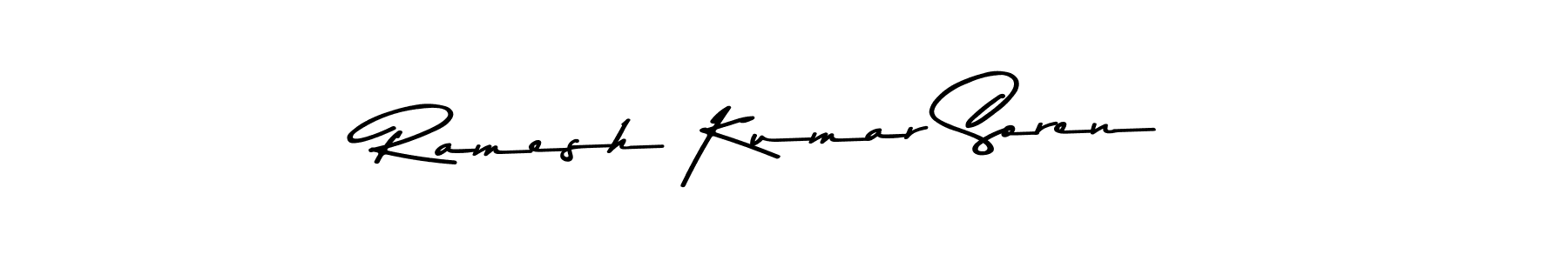 The best way (Asem Kandis PERSONAL USE) to make a short signature is to pick only two or three words in your name. The name Ramesh Kumar Soren include a total of six letters. For converting this name. Ramesh Kumar Soren signature style 9 images and pictures png