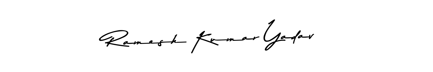 Make a beautiful signature design for name Ramesh Kumar Yadav. Use this online signature maker to create a handwritten signature for free. Ramesh Kumar Yadav signature style 9 images and pictures png