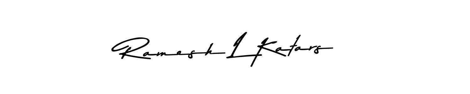 Similarly Asem Kandis PERSONAL USE is the best handwritten signature design. Signature creator online .You can use it as an online autograph creator for name Ramesh L Katars. Ramesh L Katars signature style 9 images and pictures png