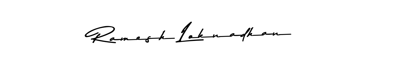 How to make Ramesh Loknadhan signature? Asem Kandis PERSONAL USE is a professional autograph style. Create handwritten signature for Ramesh Loknadhan name. Ramesh Loknadhan signature style 9 images and pictures png