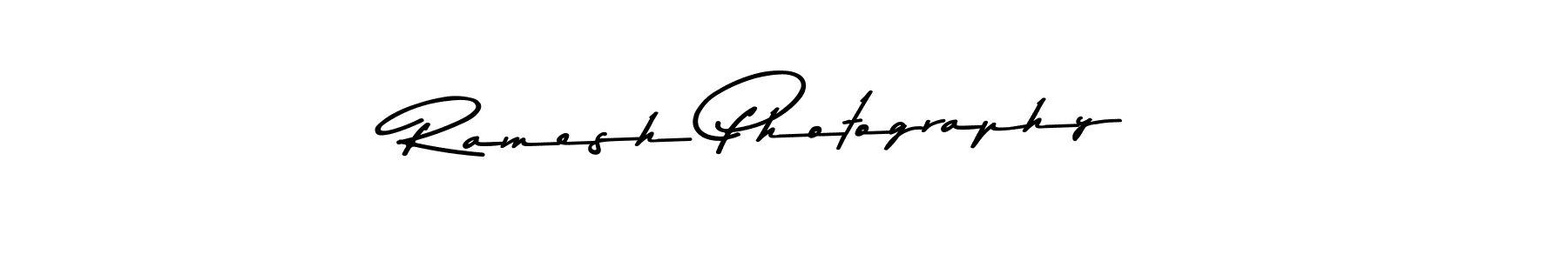 You should practise on your own different ways (Asem Kandis PERSONAL USE) to write your name (Ramesh Photography) in signature. don't let someone else do it for you. Ramesh Photography signature style 9 images and pictures png