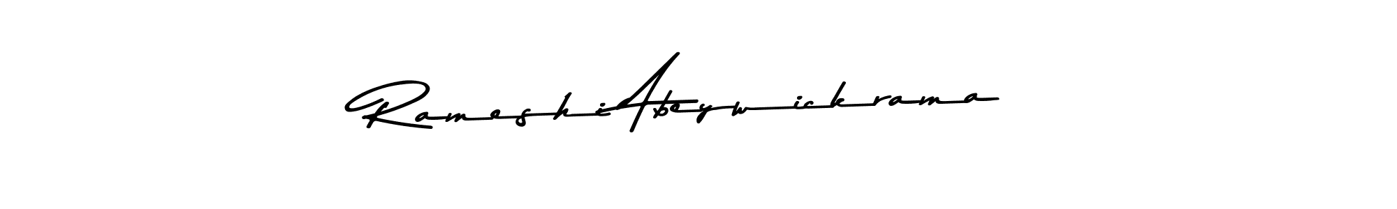 Similarly Asem Kandis PERSONAL USE is the best handwritten signature design. Signature creator online .You can use it as an online autograph creator for name Rameshi Abeywickrama. Rameshi Abeywickrama signature style 9 images and pictures png