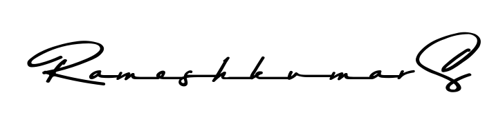 See photos of Rameshkumar S official signature. Check more albums & portfolios. Read reviews & check more about Asem Kandis PERSONAL USE font. Rameshkumar S signature style 9 images and pictures png