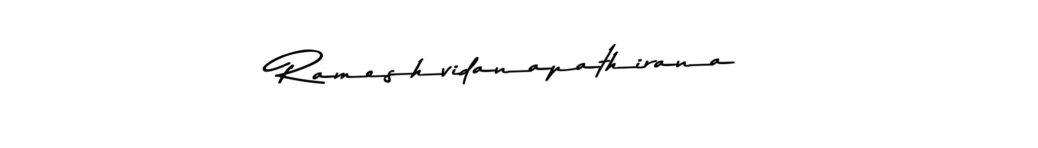 Use a signature maker to create a handwritten signature online. With this signature software, you can design (Asem Kandis PERSONAL USE) your own signature for name Rameshvidanapathirana. Rameshvidanapathirana signature style 9 images and pictures png