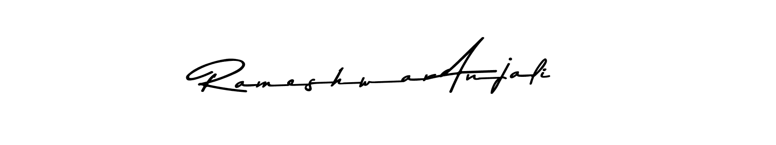 Use a signature maker to create a handwritten signature online. With this signature software, you can design (Asem Kandis PERSONAL USE) your own signature for name Rameshwar Anjali. Rameshwar Anjali signature style 9 images and pictures png