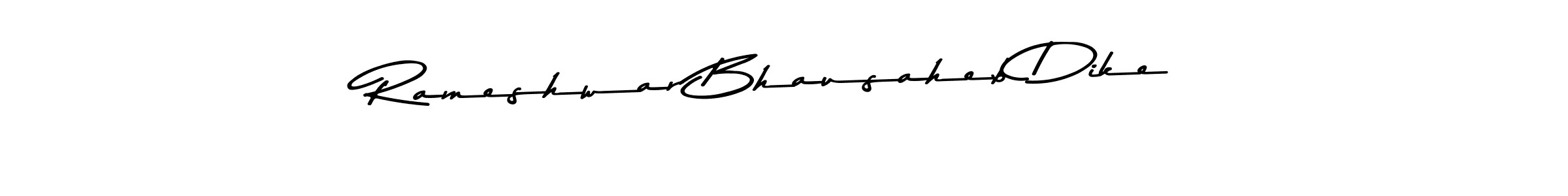 Design your own signature with our free online signature maker. With this signature software, you can create a handwritten (Asem Kandis PERSONAL USE) signature for name Rameshwar Bhausaheb Dike. Rameshwar Bhausaheb Dike signature style 9 images and pictures png