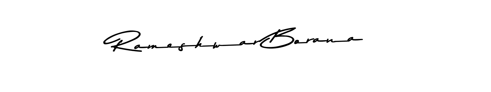 Rameshwar Borana stylish signature style. Best Handwritten Sign (Asem Kandis PERSONAL USE) for my name. Handwritten Signature Collection Ideas for my name Rameshwar Borana. Rameshwar Borana signature style 9 images and pictures png