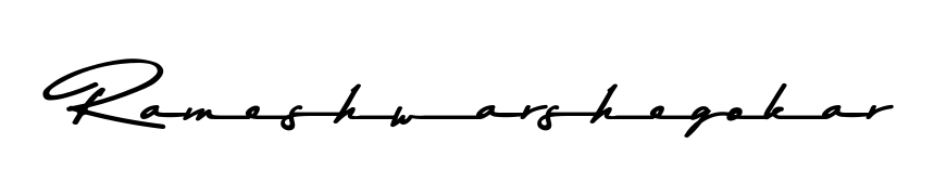 If you are searching for the best signature style for your name Rameshwarshegokar, here we have designed multiple signature styles using Asem Kandis PERSONAL USE. Rameshwarshegokar signature style 9 images and pictures png